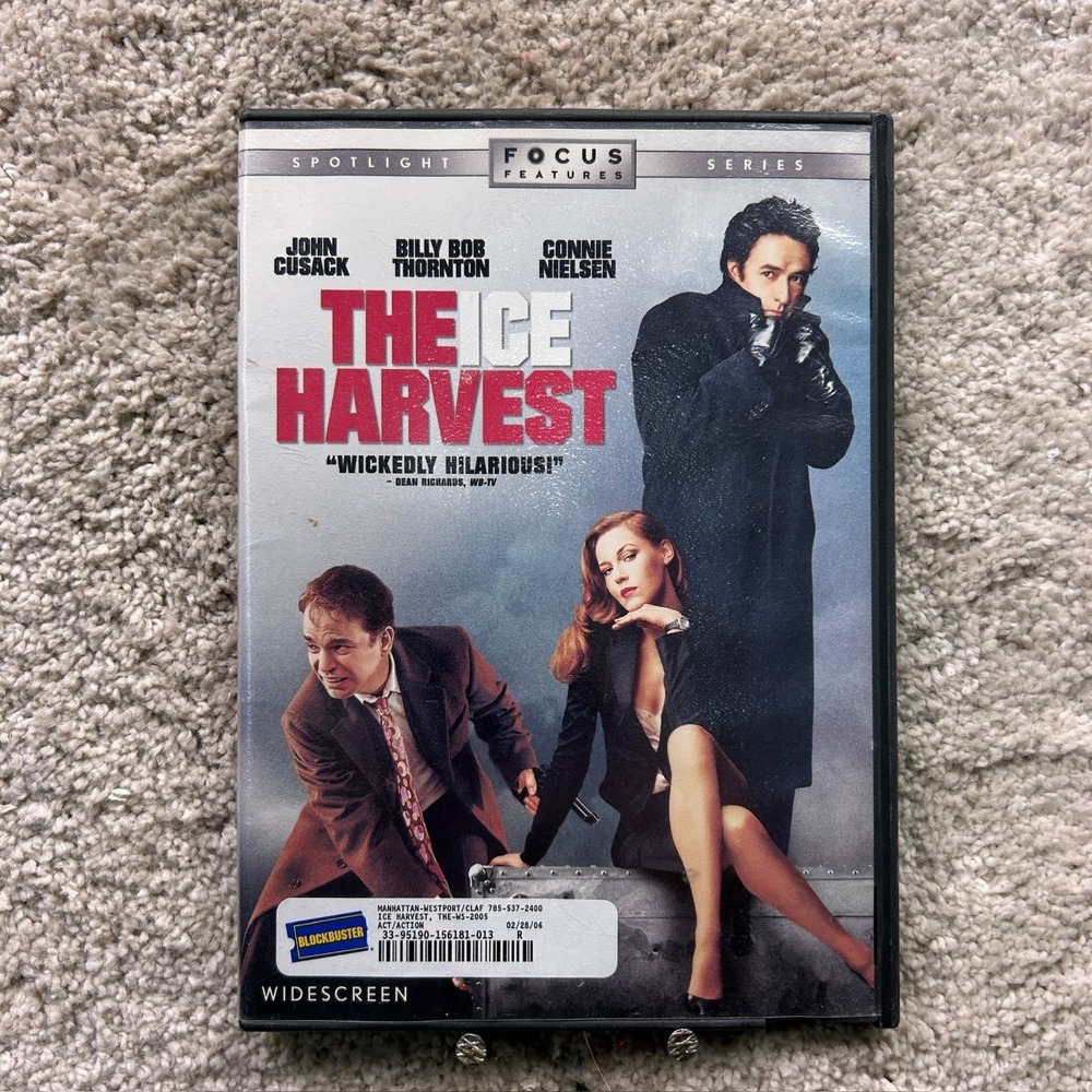 The Ice Harvest DVD 2005 Widescreen John Cusack Billy Bob Thornton Special
